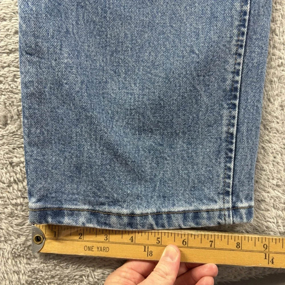 VINTAGE Wrangler 47 MWZ Jeans Mens 36x30 (Fits 35x29) Cowboy Cut Blue Cotton